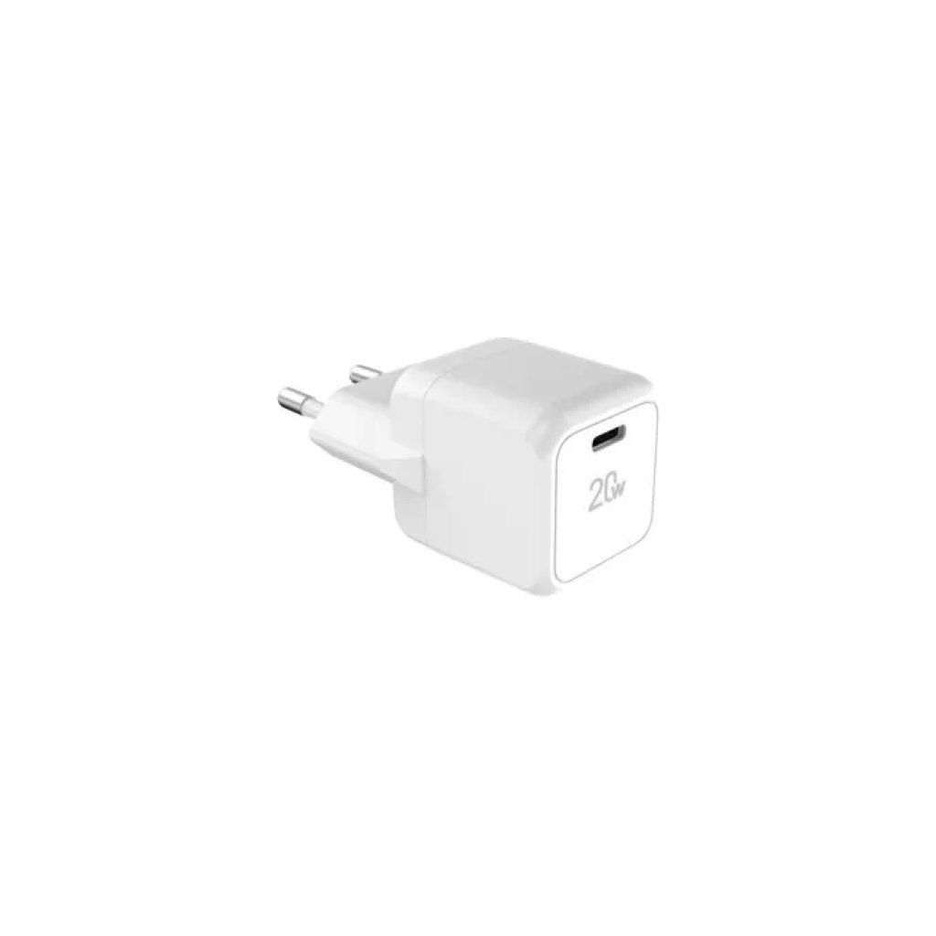 Tucano GaN MA-GAN20-EU-W – Caricatore USB-C 20 W, bianco