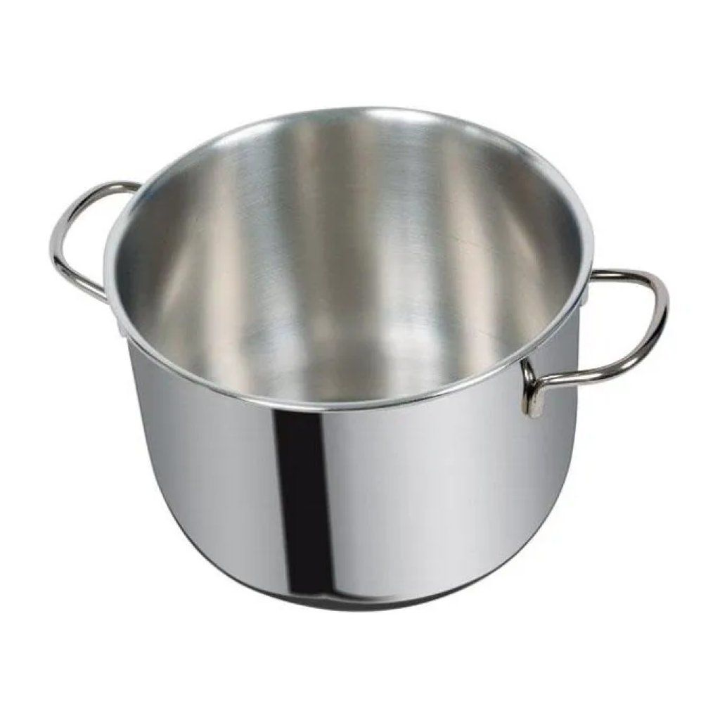 Metalsomma Pentola in Acciaio Inox 18/10, 2 Manici, 12 cm