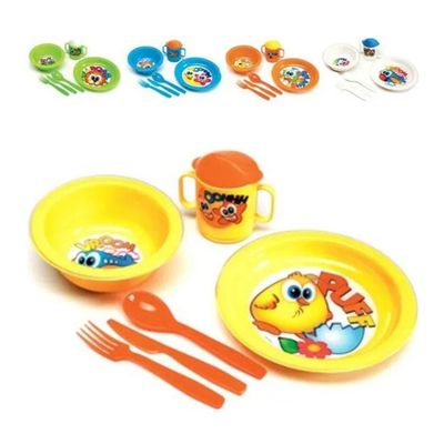 Cosmoplast Baby Set pappa per bambini, 6 pezzi