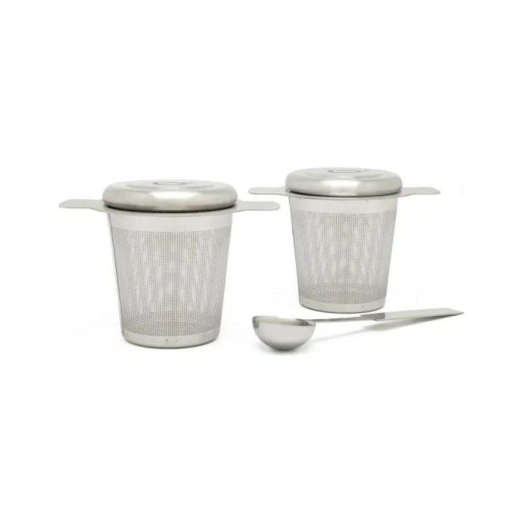 Bredemeijer Set di 2 Filtri per Tè con Misurino Bredemeijer Set di 2 Filtri per Tè con Misurino