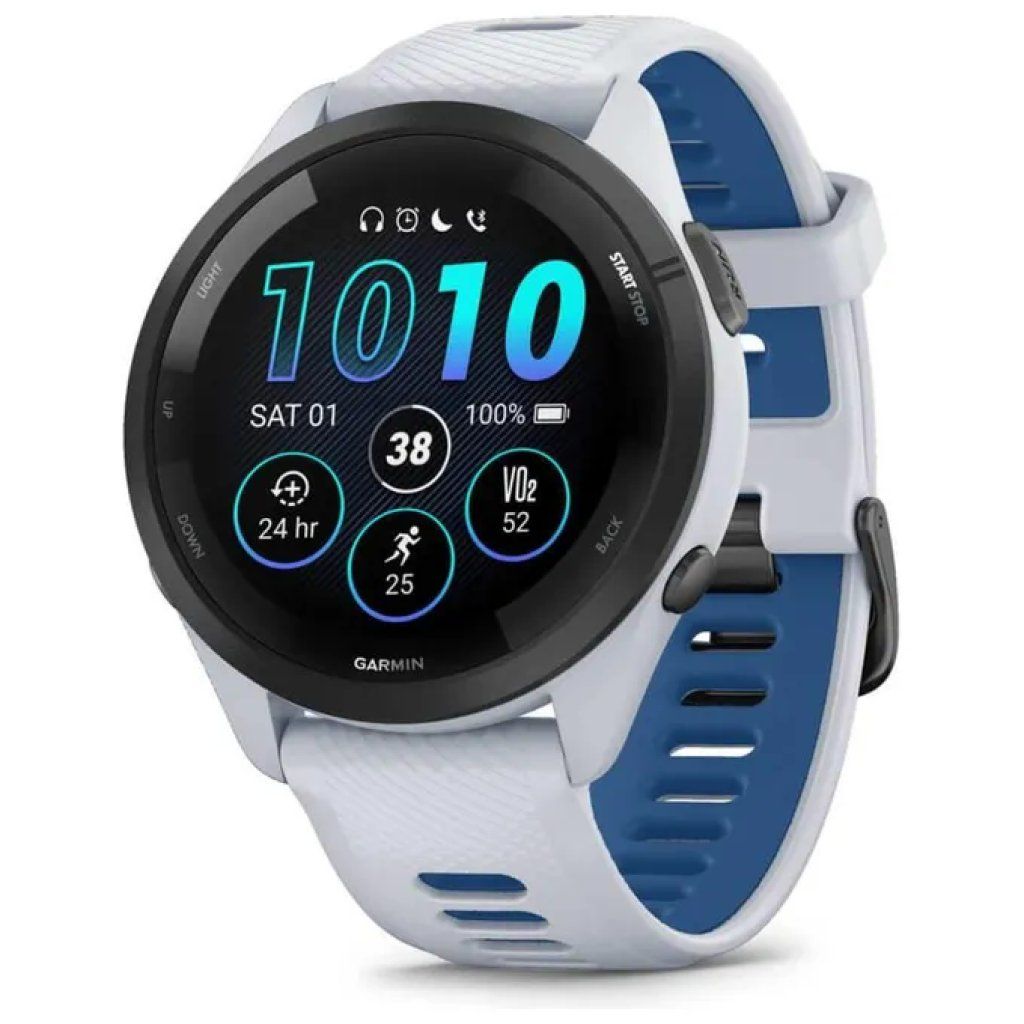 Garmin Forerunner 265 Smartwatch GPS AMOLED 46 mm – Bianco e Nero