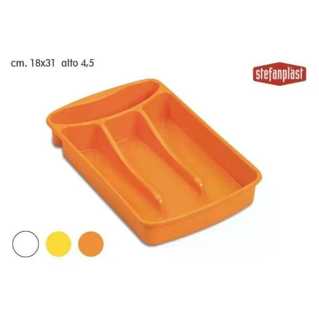 Stefanplast Portaposate a 4 Scomparti in Polipropilene