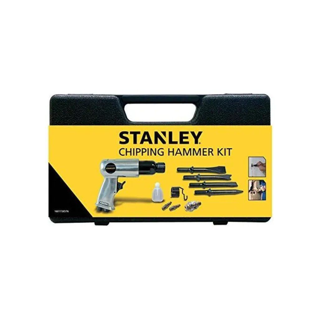 Stanley 160173XSTN Scalpellatore Pneumatico con 4 Scalpelli e Valigetta