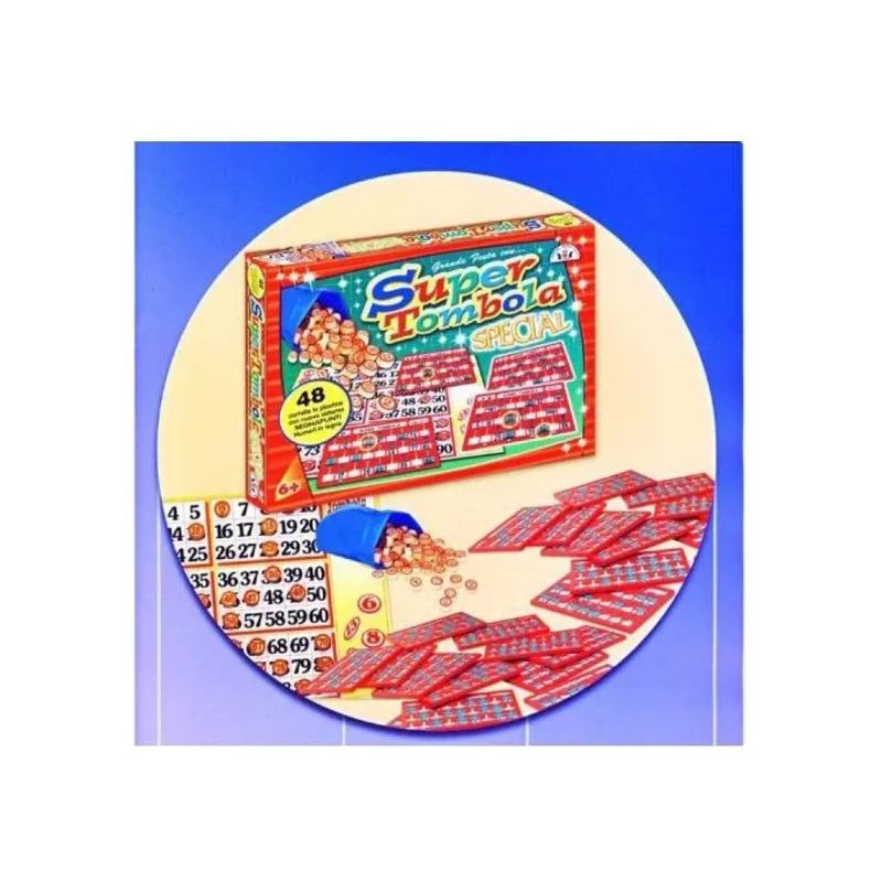 Sala Gioco Super Tombola Special Deluxe con 24 Cartelle