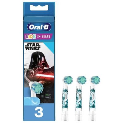 BRAUN Oral-B Kids EB10S – Ricambi per spazzolino elettrico, 3 testine blu e bianche BRAUN Oral-B Kids EB10S – Ricambi per spazzolino elettrico, 3 testine blu e bianche