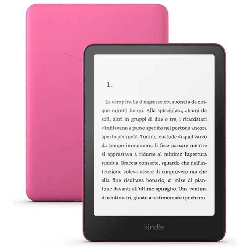 Amazon Kindle Paperwhite 12ª generazione, 16 GB, Wi-Fi, rosa