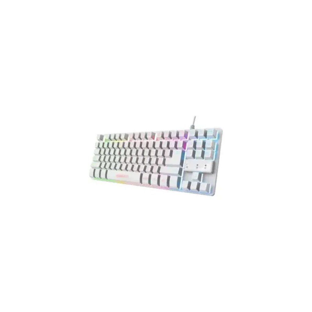 Trust GXT 833 Thado Tastiera Gaming TKL Bianca, Layout Italiano