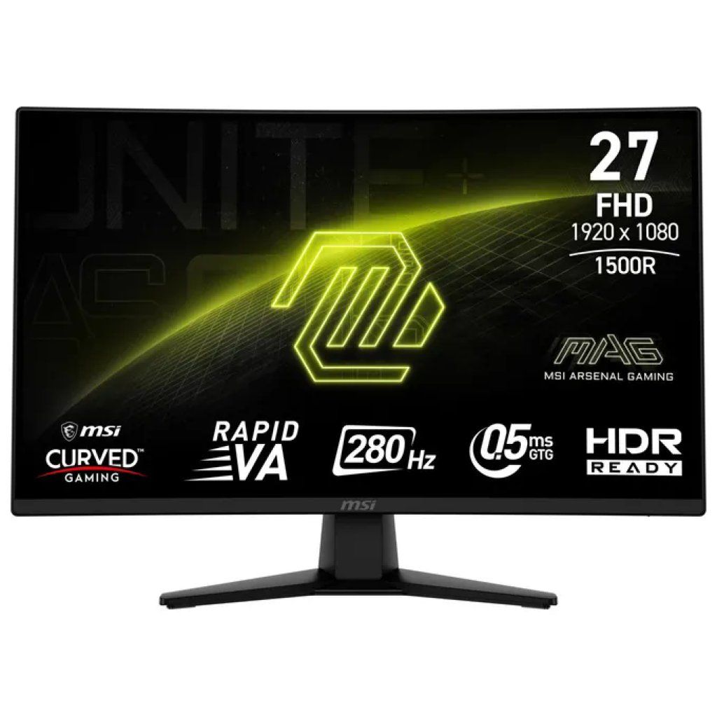 MSI MAG 274CXF Monitor Gaming Curvo 27” Full HD 280 Hz