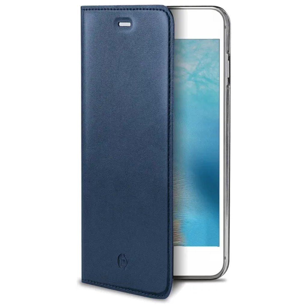 Celly Air Pelle Custodia Blu per iPhone 7 e iPhone 8 Celly Air Pelle Custodia Blu per iPhone 7 e iPhone 8