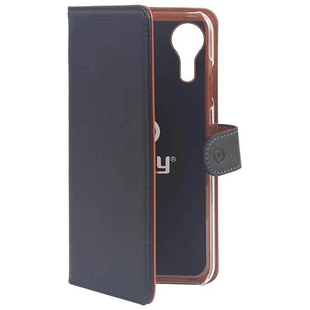 Celly Wally Case a Libro per Samsung Galaxy XCover 5, Nero
