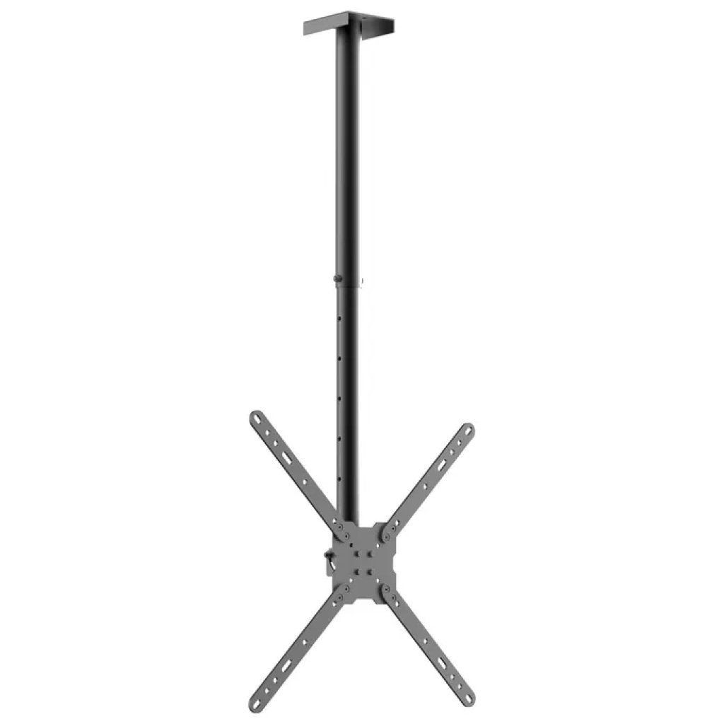 Meliconi Slimstyle 400CE – Supporto da soffitto per TV e videoproiettori, nero