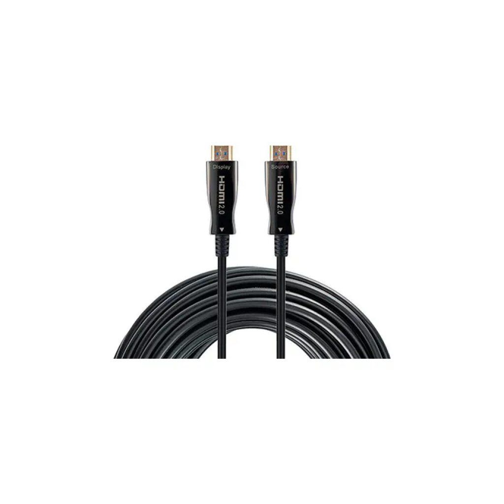 Hamlet XVCHDM-AOM20 Cavo HDMI 2.0 in fibra ottica 4K 60 Hz, 20 m, nero Hamlet XVCHDM-AOM20 Cavo HDMI 2.0 in fibra ottica 4K 60 Hz, 20 m, nero