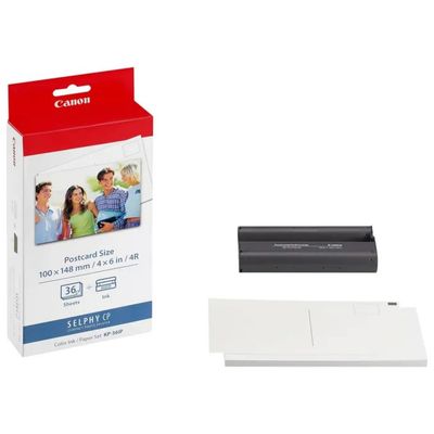 Canon KP-36IP Kit Carta Fotografica e Inchiostro, 36 Stampe