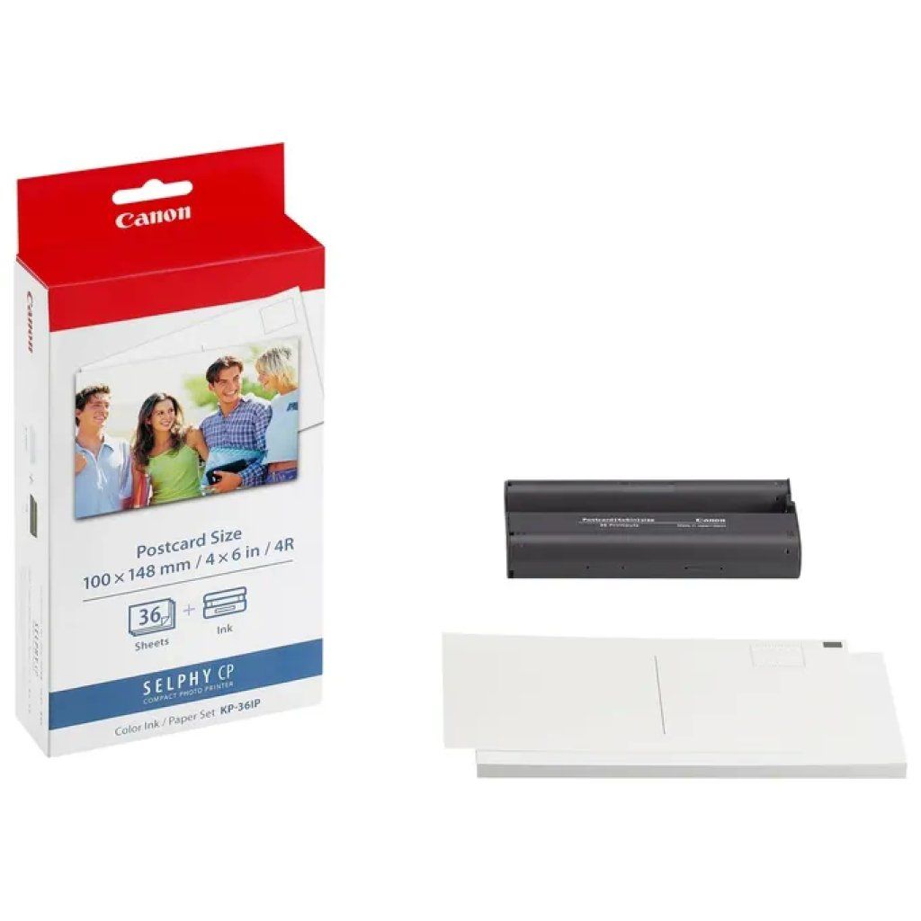 Canon KP-36IP Kit Carta Fotografica e Inchiostro, 36 Stampe Canon KP-36IP Kit Carta Fotografica e Inchiostro, 36 Stampe