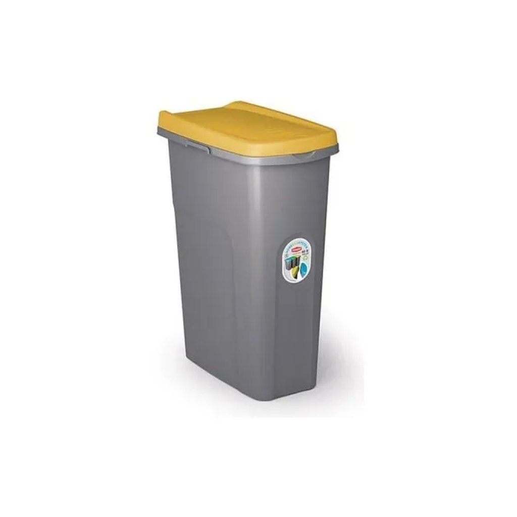 STEFANPLAST Pattumiera modulare Stefanplast Home Eco System 40 L grigia e gialla