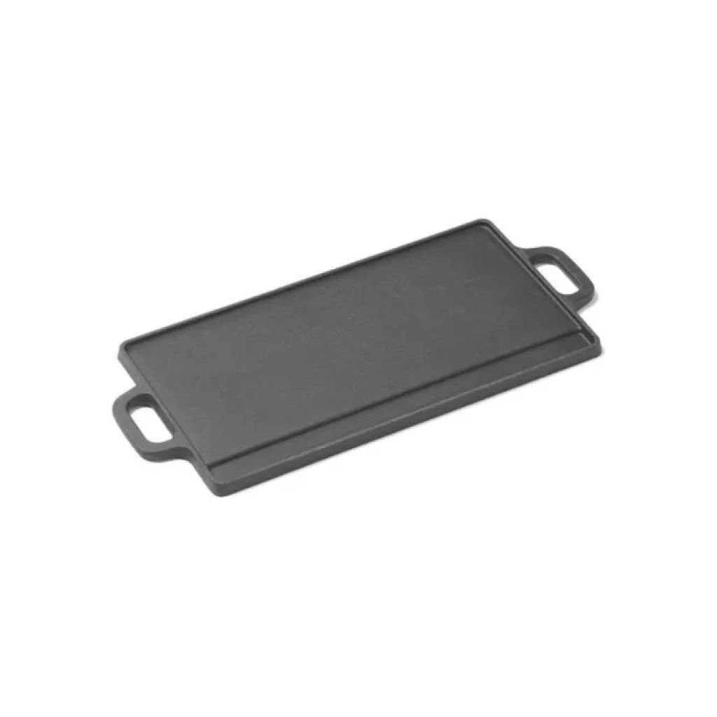 Ompagrill PIASTRA4323 – Piastra Double Face in Ghisa Smaltata 50,8 × 23 cm