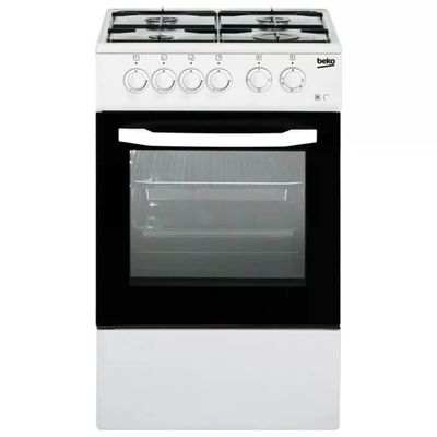 Beko CSS42014FW Cucina 4 Fuochi Gas, Forno Elettrico 54 L, Bianca, Classe B Beko CSS42014FW Cucina 4 Fuochi Gas, Forno Elettrico 54 L, Bianca, Classe B