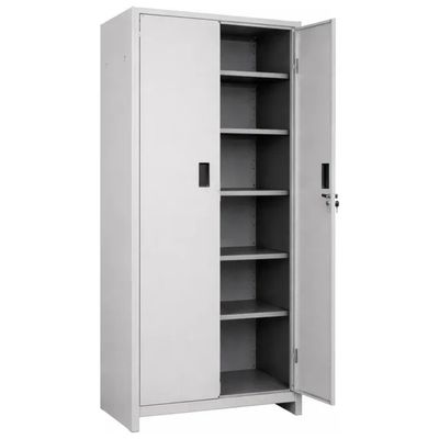 Prometal OS161K06175X Pratiko Armadio Metallico 2 Ante 4 Ripiani Regolabili con Serratura 60x40x180 cm Prometal OS161K06175X Pratiko Armadio Metallico 2 Ante 4 Ripiani Regolabili con Serratura 60x40x180 cm
