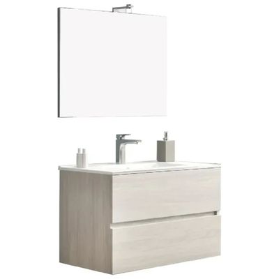 Savini Easy100 Mobile Base Bagno Rovere Grigio 101 cm