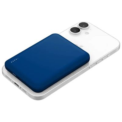 Celly Powerbank MagSafe 5000 mAh Blu, Wireless 15 W