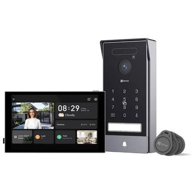 Ezviz HP7 PRO Videocitofono Connesso 4K 8 Pollici Touch Screen Riconoscimento Palmo e Viso WiFi Dual Ezviz HP7 PRO Videocitofono Connesso 4K 8 Pollici Touch Screen Riconoscimento Palmo e Viso WiFi Dual