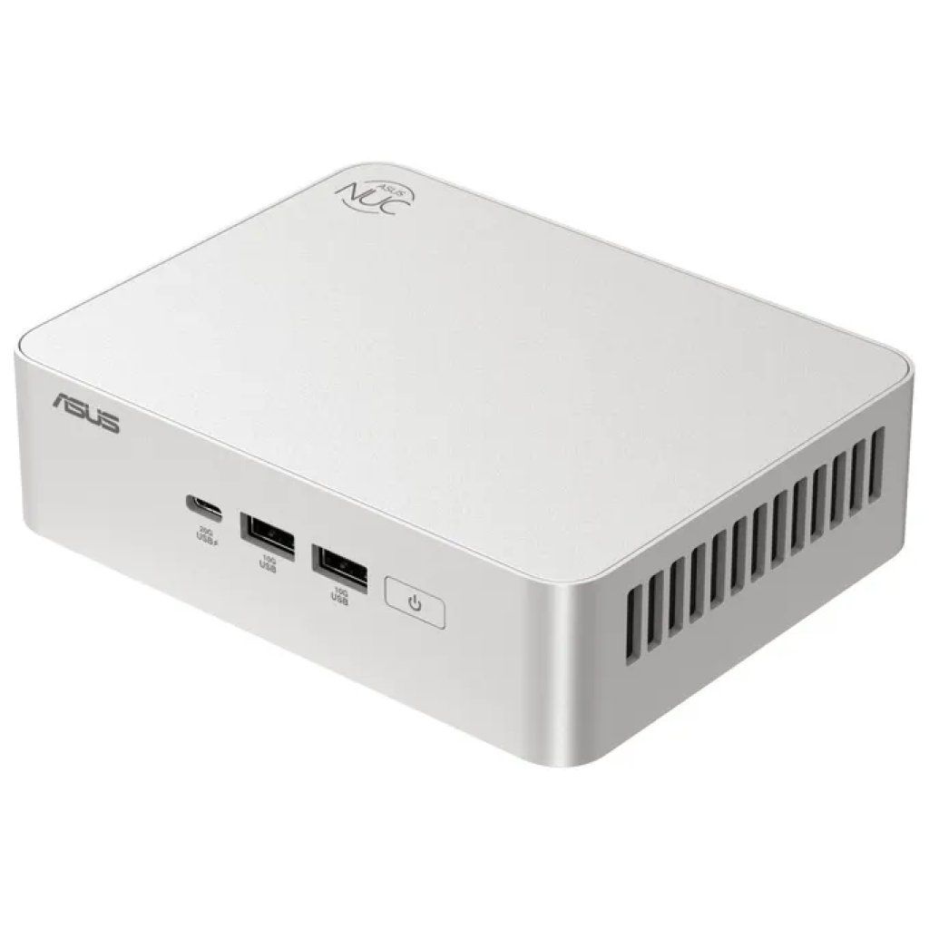 ASUS NUC 15 Pro+ Mini PC Barebone Core Ultra 7 255H, DDR5, Argento