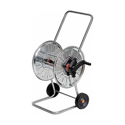 Agrati 310 Carrello Avvolgitubo Zincato capacita' 80 m tubo 1-2'' 50 m tubo 3-4'' con 2 Innesti Rapidi