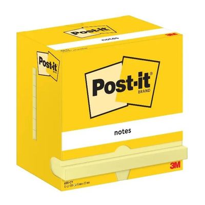 Post-it 655CY – 12 Blocchetti Giallo Canary, 76 × 127 mm