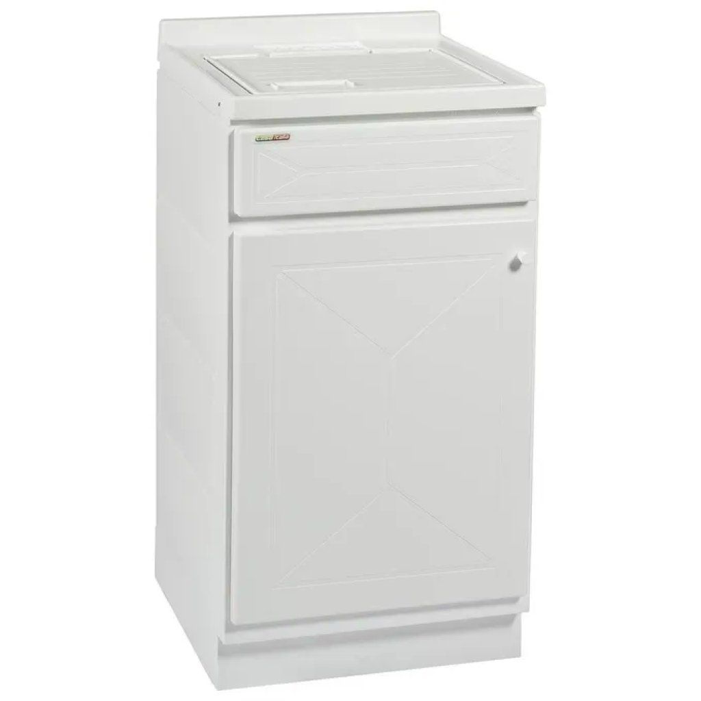 TRIOPLAST TOP LINE Mobile Lavatoio in Resina Bianco, 45 × 50 × 87 cm