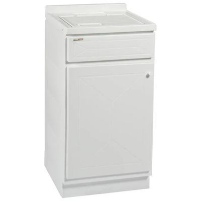 TRIOPLAST TOP LINE Mobile Lavatoio in Resina Bianco, 45 × 50 × 87 cm