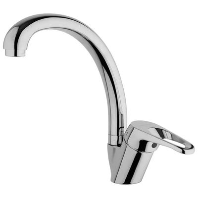 Piralla Naomi 0NO00104A16 Miscelatore Monocomando per Lavello Cucina, Cromato
