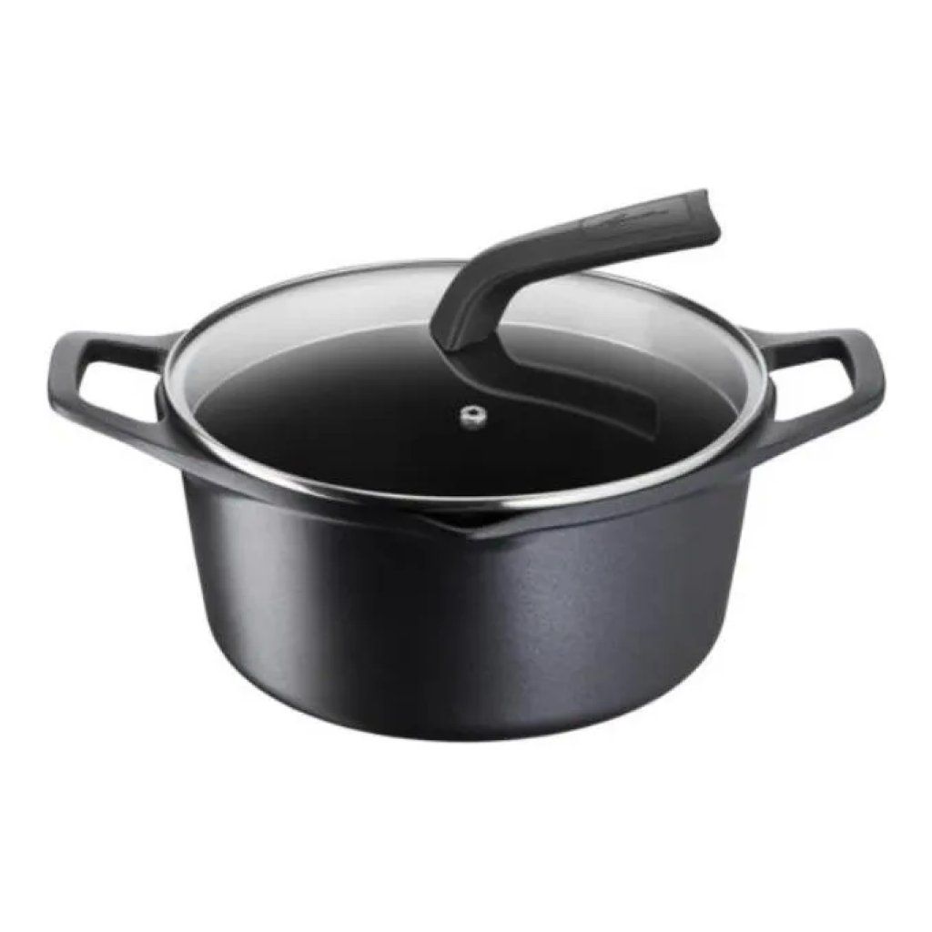 Lagostina 2100124078 Aroma Casseruola Fonda con Coperchio in Vetro Alluminio Pressofuso 24 cm Adatta a Lagostina 2100124078 Aroma Casseruola Fonda con Coperchio in Vetro Alluminio Pressofuso 24 cm Adatta a