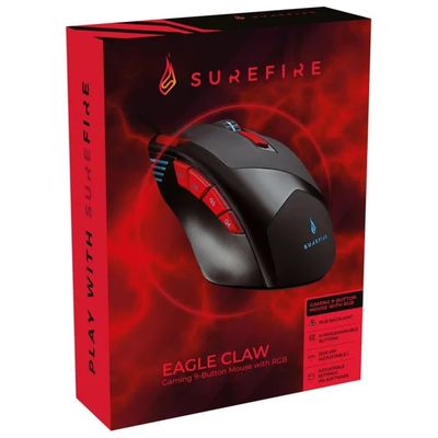 SureFire Eagle Claw Mouse Gaming con 9 Pulsanti