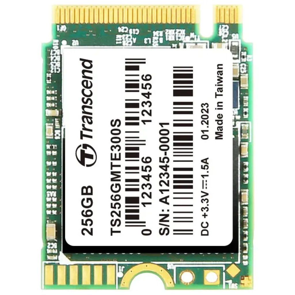 Transcend TS256GMTE300S MTE300S SSD M.2 256 GB PCI Express 3.0 NVMe 3D NAND TLC velocita' fino a 2000 MB