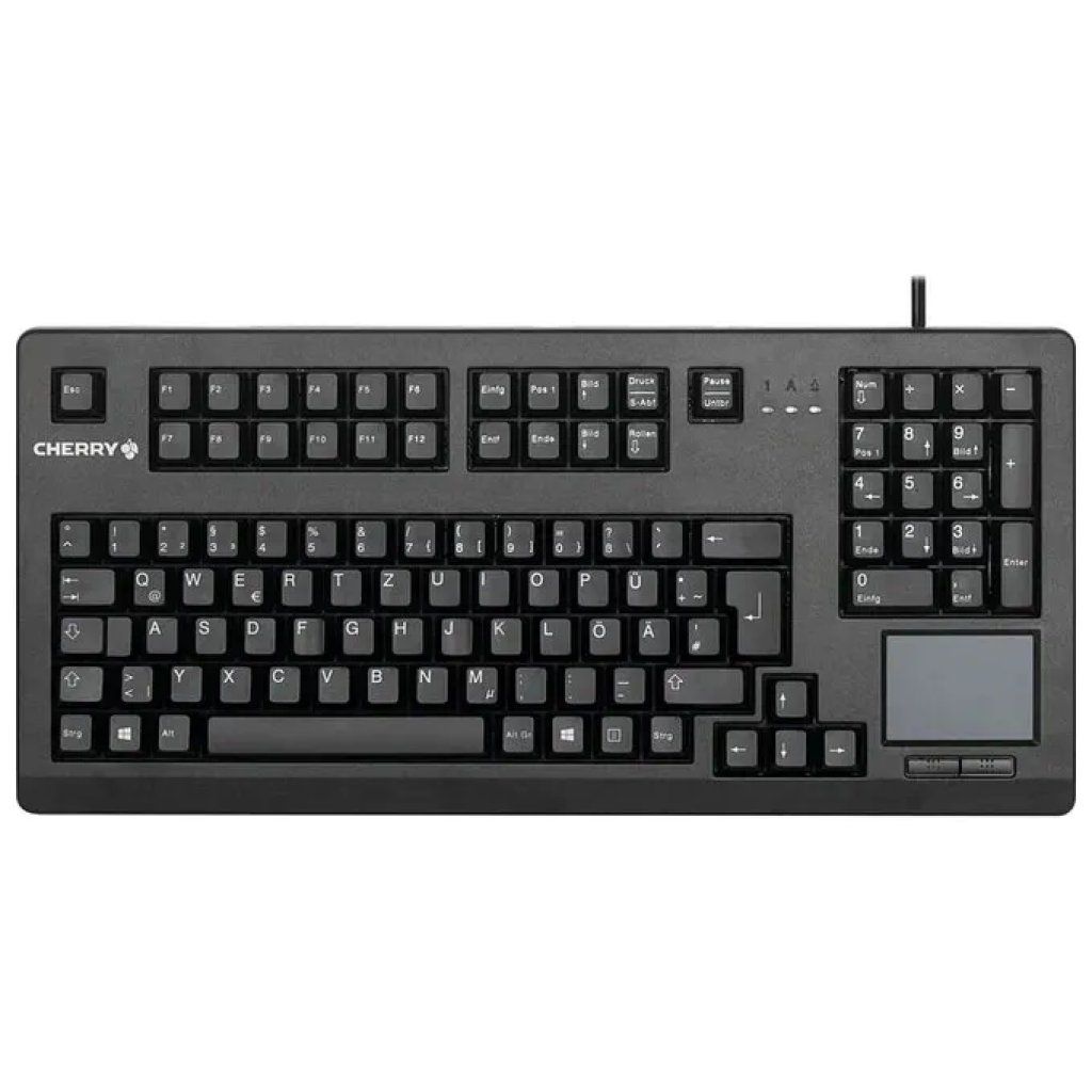 CHERRY G80-11900LUMEU-2 – Tastiera meccanica QWERTY con touchpad, USB, Cherry MX Black CHERRY G80-11900LUMEU-2 – Tastiera meccanica QWERTY con touchpad, USB, Cherry MX Black