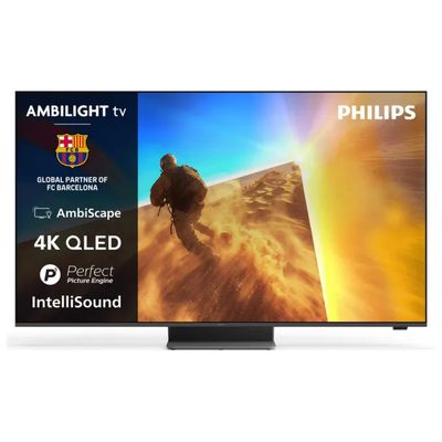 Philips 55PQS8701-12 Smart TV 4K QLED DVB-T2 HEVC-H.265 Wi-Fi Bluetooth Classe Energetica F colore Nero