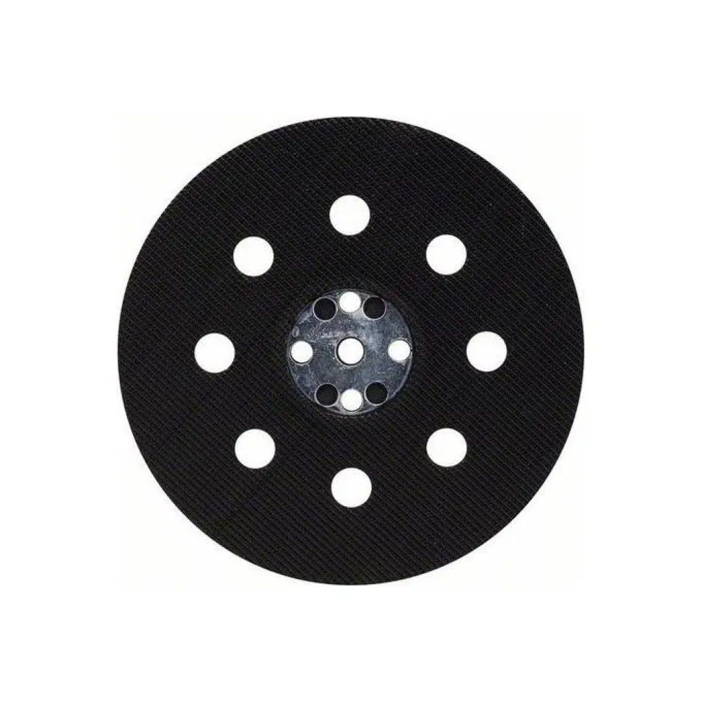 Bosch 2608601066 Platorello morbido 11,5 cm, 8 fori, attacco a velcro