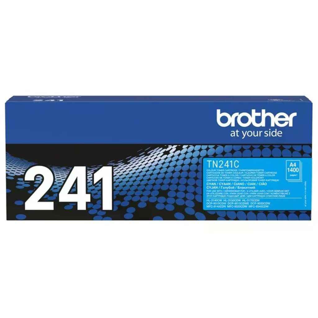 Brother TN-241C Toner Originale Ciano, 1.400 Pagine Brother TN-241C Toner Originale Ciano, 1.400 Pagine