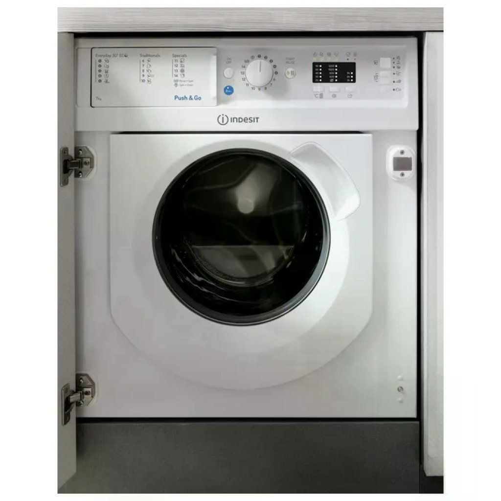 Indesit BI WMIL 71252 EU Lavatrice da Incasso 7 kg, 1200 giri/min, Bianca