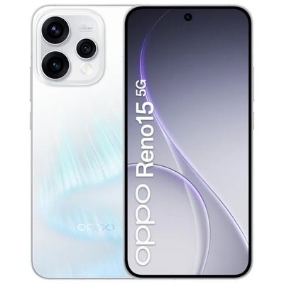 OPPO Reno15 5G Smartphone 512GB, 8GB RAM, Aurora White