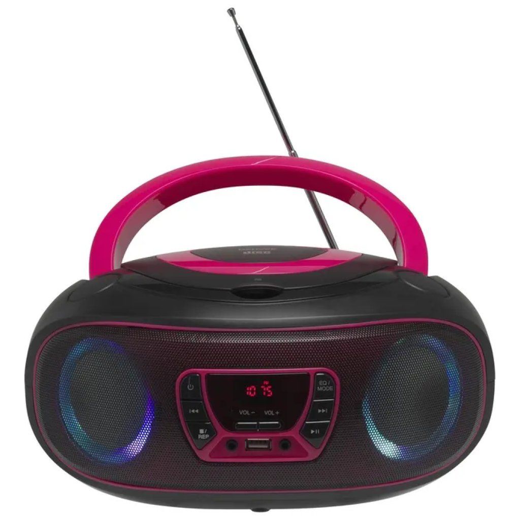 Denver TCL-212BT PINK Lettore CD Portatile Bluetooth