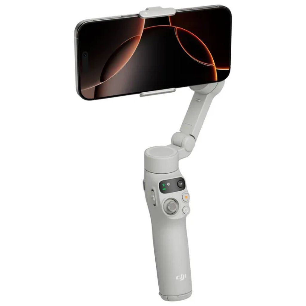 DJI Osmo Mobile 7 Stabilizzatore Gimbal 3 Assi per Smartphone, ActiveTrack 7.0, Bianco