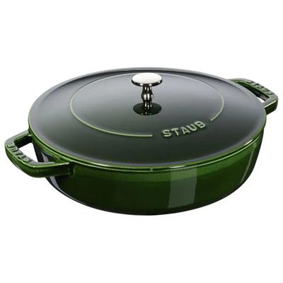 ZWILLING Staub tegame rotondo in ghisa smaltata con coperchio, 28 cm, 3,7 L, verde