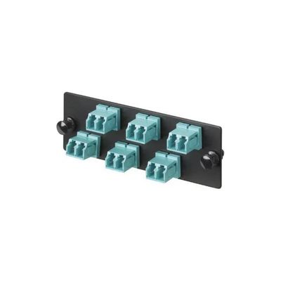 Panduit FAP6WBUDLCZ – Pannello con 6 adattatori LC duplex monomodali, blu