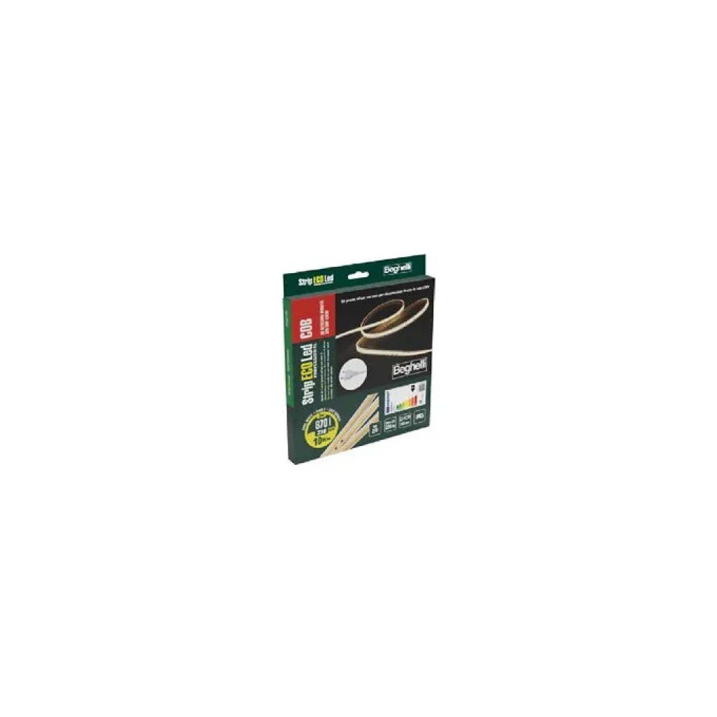 Beghelli Striscia LED COB 5 m, 10 W, 4000 K, IP65