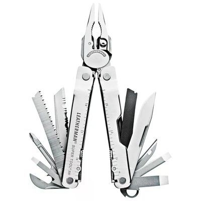 Leatherman Super Tool 300 – Pinza multiuso in acciaio inox, 19 utensili Leatherman Super Tool 300 – Pinza multiuso in acciaio inox, 19 utensili