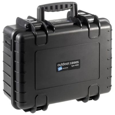 B+W BandW Cases 4000-B-SI Type 4000 Custodia Rigida Policarbonato Impermeabile IP67 con Schiuma Pre