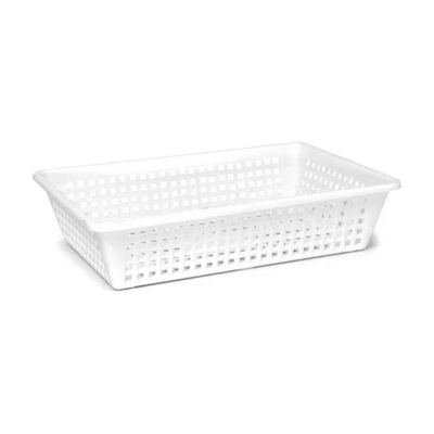 Giganplast GPS455090 Cesta Rettangolare Forata Bianca 50 × 34 × 11 cm Giganplast GPS455090 Cesta Rettangolare Forata Bianca 50 × 34 × 11 cm
