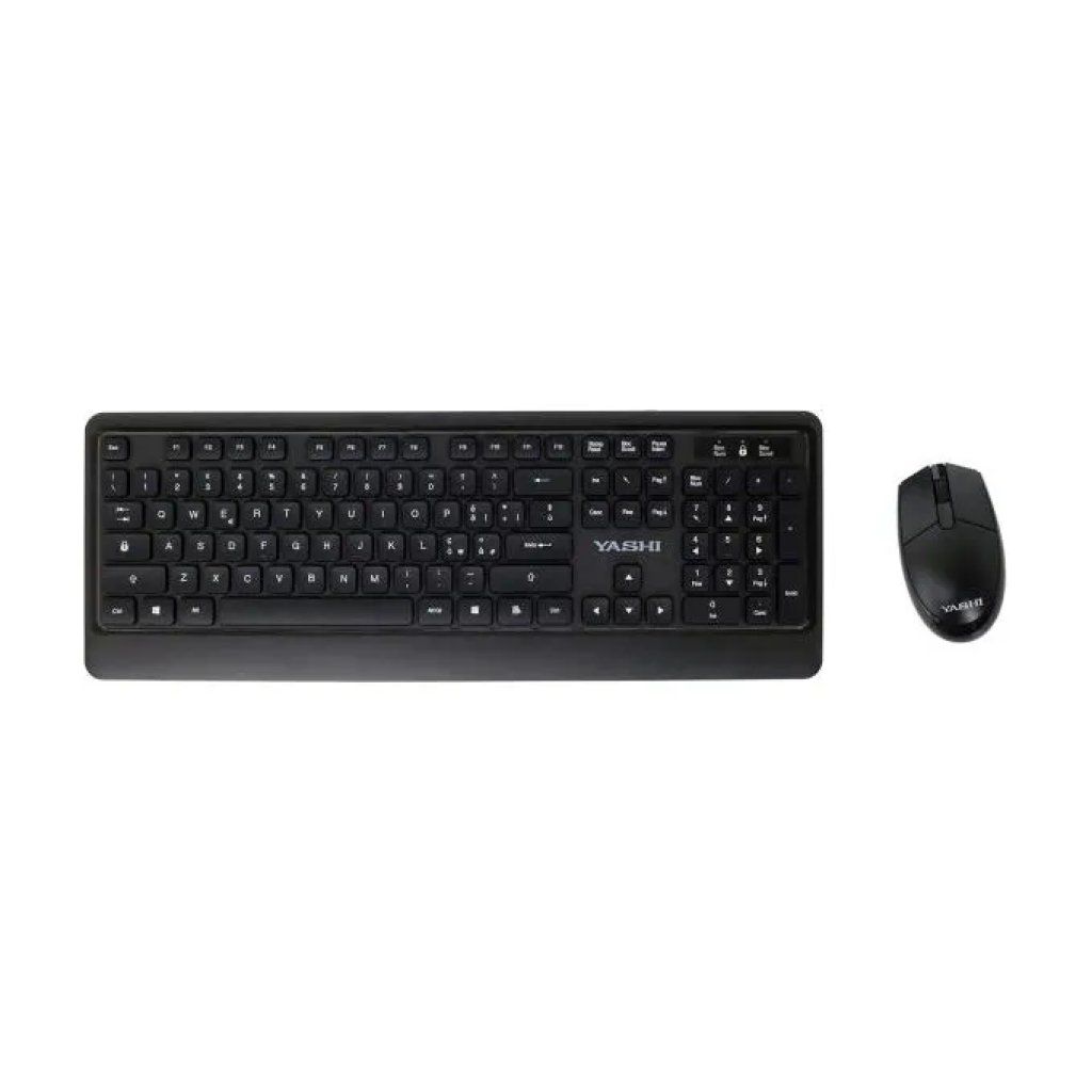 Yashi MY537 Kit Tastiera e Mouse Wireless Nero Yashi MY537 Kit Tastiera e Mouse Wireless Nero