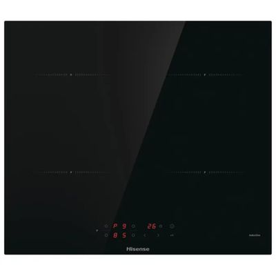 Hisense HI6401BSCE Piano cottura a induzione 59 cm, 4 zone, nero Hisense HI6401BSCE Piano cottura a induzione 59 cm, 4 zone, nero